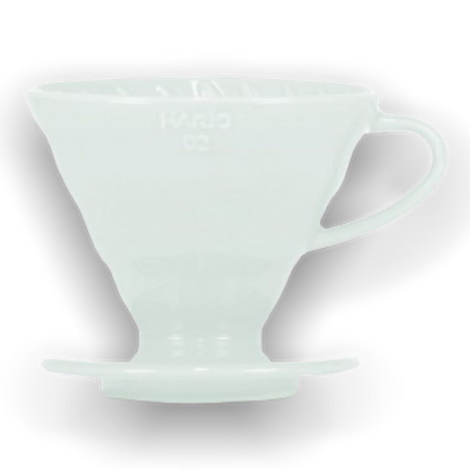 Hario keramický dripper na kávu V60-02 bílý