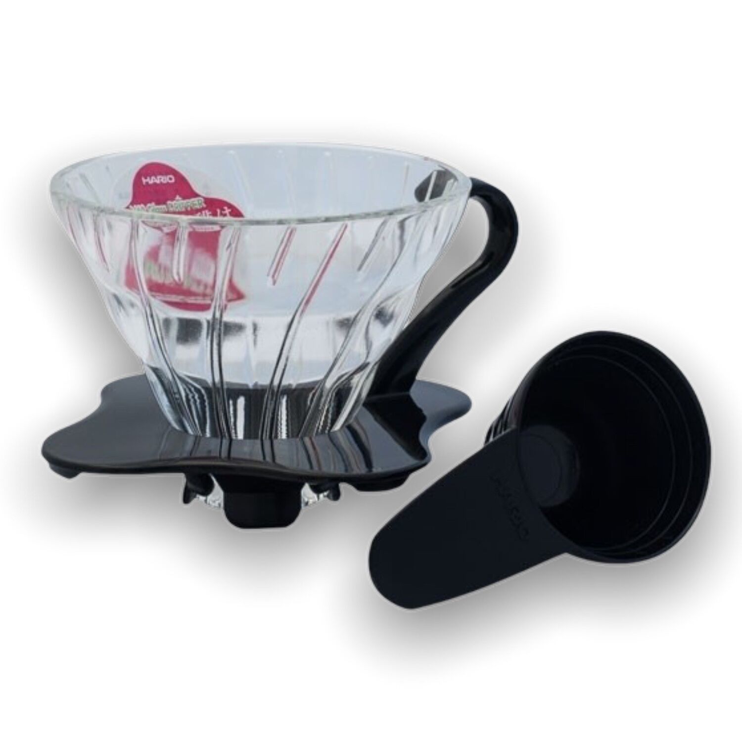 Hario skleněný dripper na kávu V60-01 