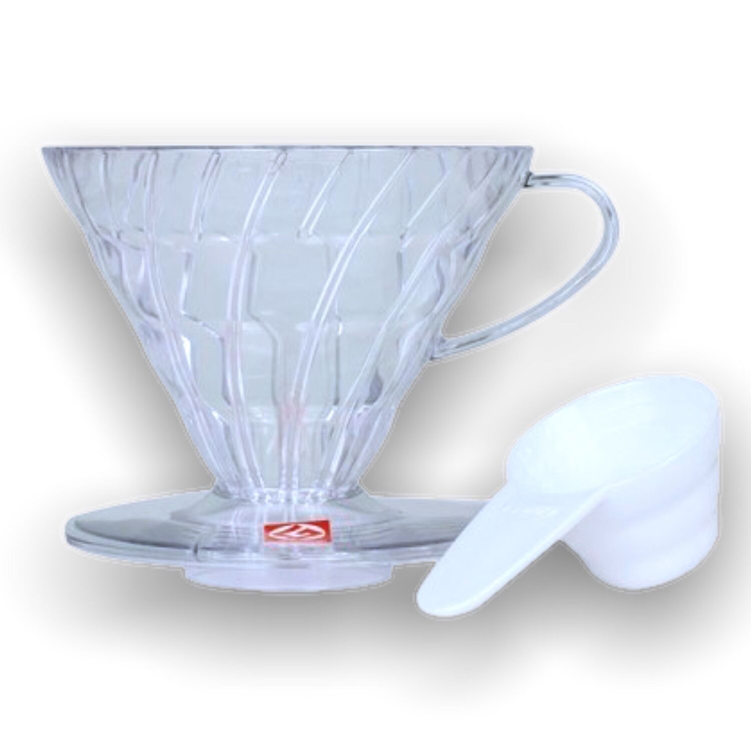 Hario plastový dripper na kávu V60-02 čirý