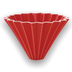 Origami keramický dripper M červený